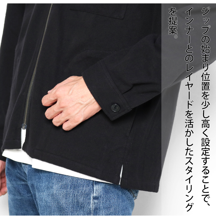 BIG MIKE（ビッグマイク） ビックマイク ジップ シャツジャケット