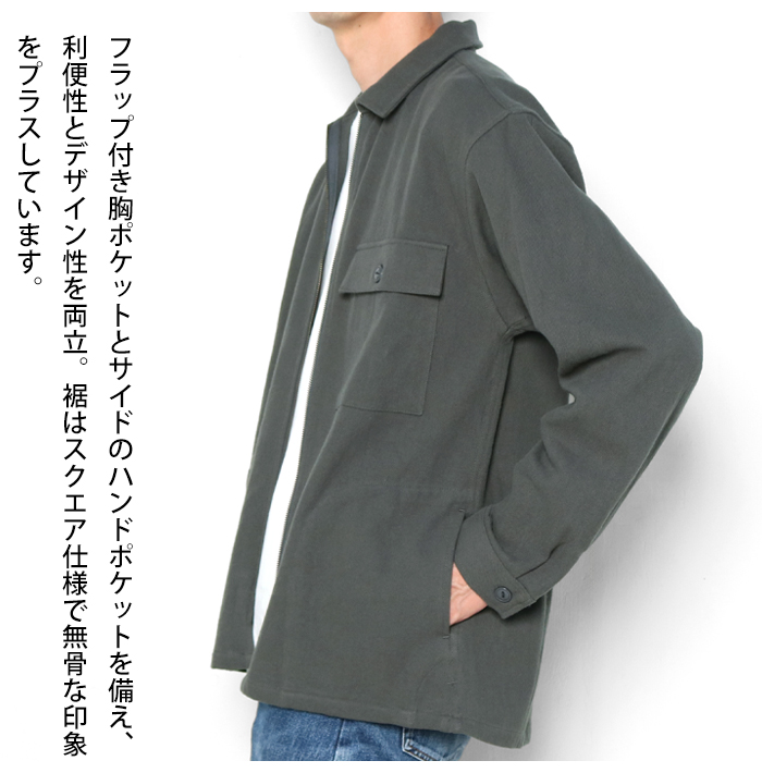 BIG MIKE（ビッグマイク） ビックマイク ジップ シャツジャケット