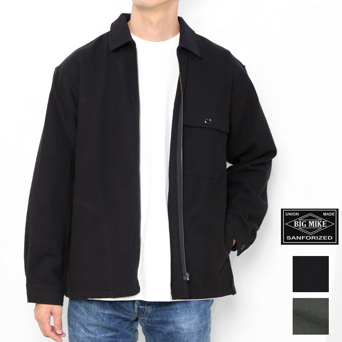 BIG MIKE（ビッグマイク） ビックマイク ジップ シャツジャケット