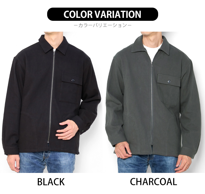 BIG MIKE（ビッグマイク） ビックマイク ジップ シャツジャケット