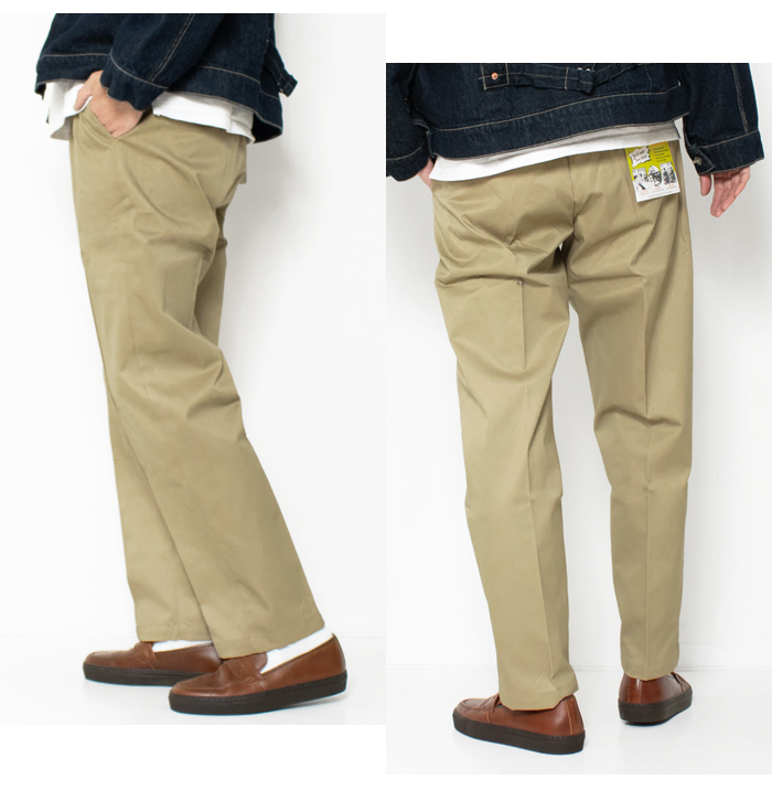 BIG MIKE（ビッグマイク） チノパン メンズ ピンタック チノパンツ
