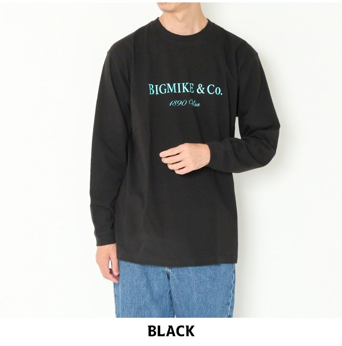 BIG MIKE(ビッグマイク) ロングスリーブ Tシャツ ロンt 長袖 BIG MIKE(ビッグマイク) ロングスリーブ Tシャツ ロンt 長袖