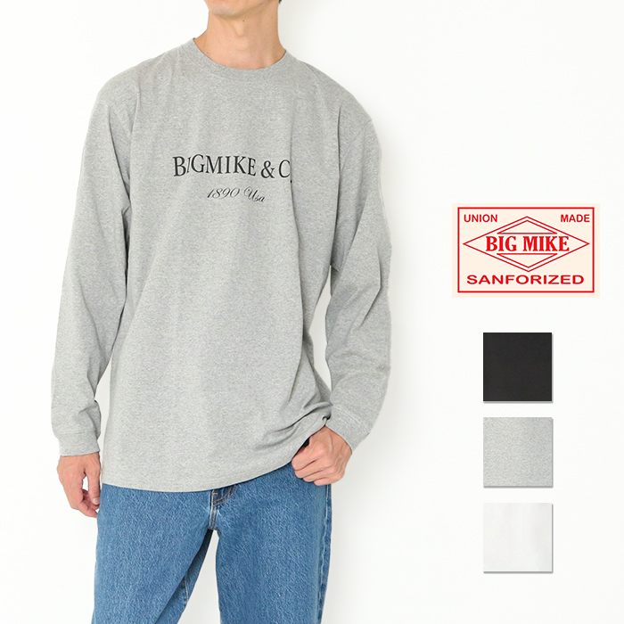 BIG MIKE（ビッグマイク） ロングスリーブ Tシャツ ロンt 長袖