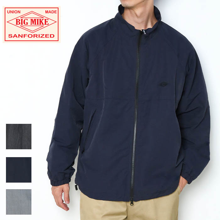 BIG MIKE ビッグマイク トラックジャケット 102546580 秋冬 ジャージ ブルゾン アウター ジャケット メンズ レディース ユニセックス ワークブランド メッシュ裏地 オーバーサイズ BIG MIKE（ビッグマイク） トラックジャケット 102546580 秋冬