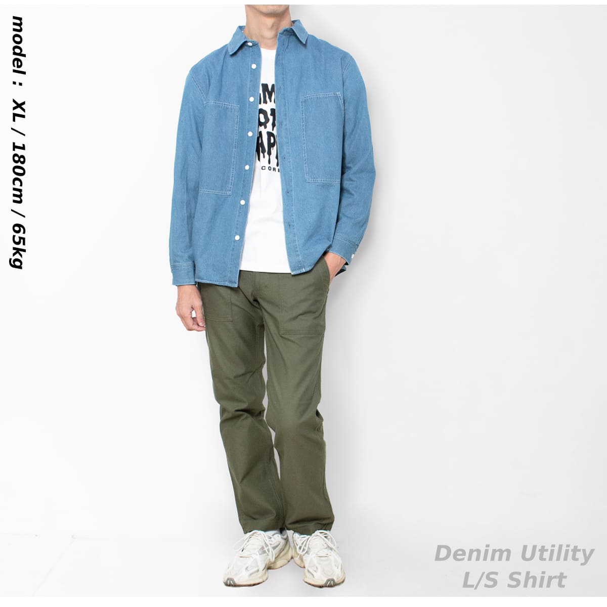 BIG MIKE（ビッグマイク） デニムシャツ メンズ 長袖 シャツ デニム