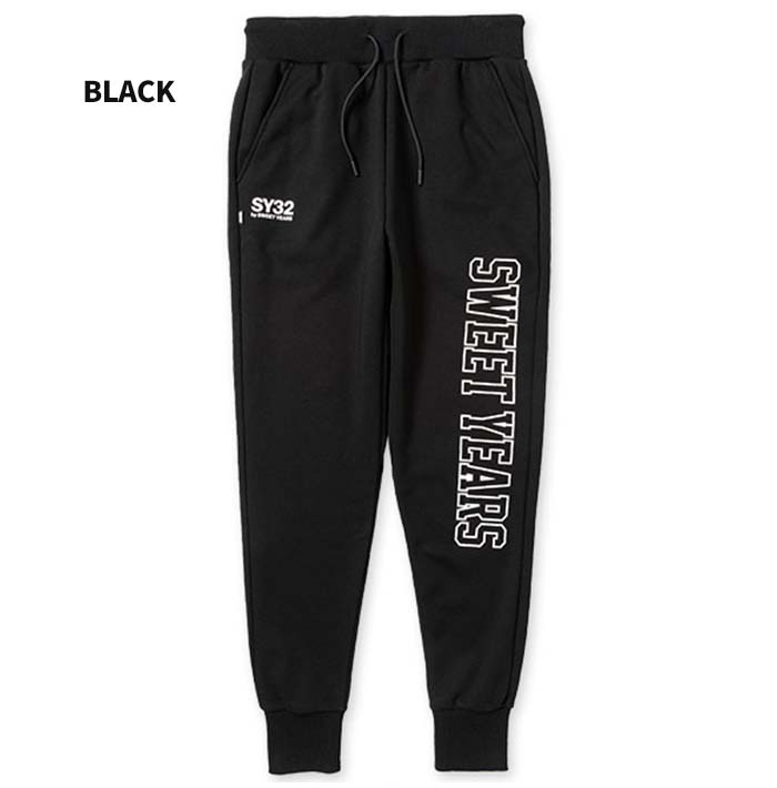 SY32 by SWEETYEARS エスワイサーティトゥ SIDE LOGO SWEAT PANTS [Lot