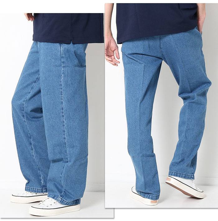 デニム Dickies ディッキーズ ダブルニー ルーズフィット