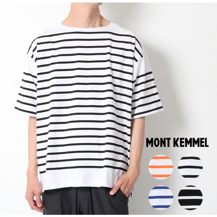 MONTKEMMEL モンケメル バスクシャツショートスリーブ MKL-000-231014 ボーダー 半袖 Ｔシャツ tシャツ メンズ ユニセックス｜jxt-style｜02