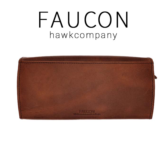 HawkCompany ホークカンパニー h.k.c. FAUCON フォコン ダブルフラップレザーロングウォレット 3417 長財布 財布 L字チャック 皮 革 イタリアレザー｜jxt-style｜02