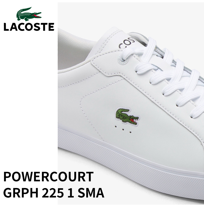 LACOSTE（ラコステ） スニーカー 白 メンズ 靴 50SMA0152 きれいめ