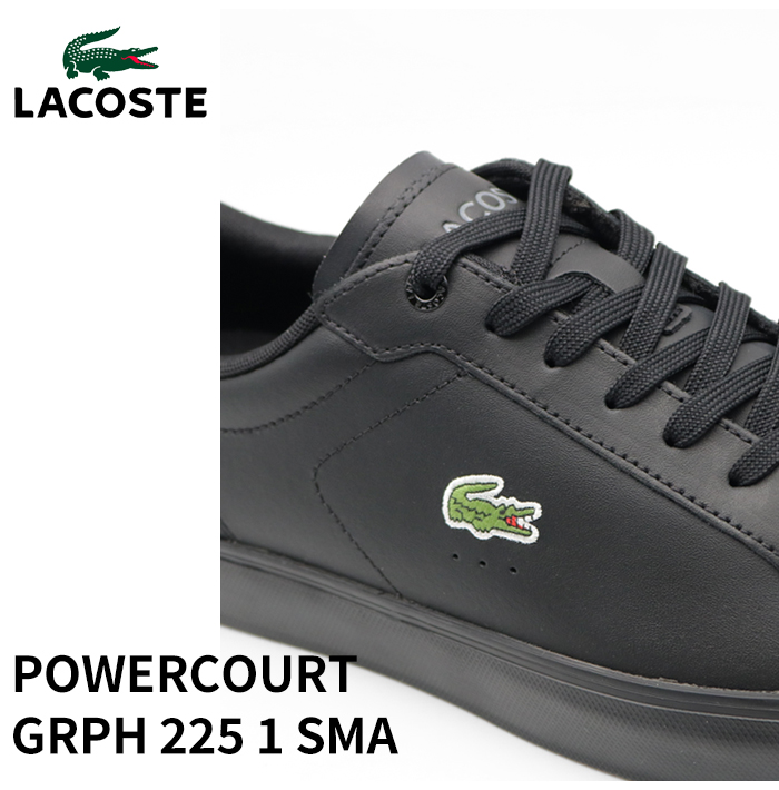 LACOSTE（ラコステ） スニーカー メンズ 黒 LACOSTE 50SMA0152