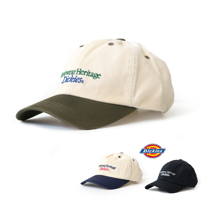 Dickies（ディッキーズ） EX 2TONE LOGO CAP 2トーン ロゴ刺繍
