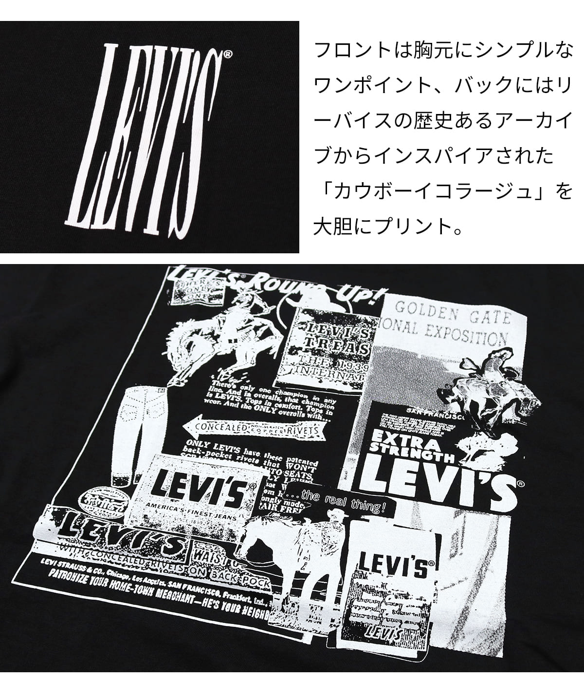 Levi's（リーバイス） Tシャツ 半袖 プリント メンズ 87373 綿100