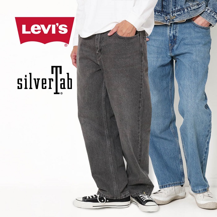 Levi&apos;s SILVERTAB ルーズフィット ミディアムインディゴ A74880001 シルバー...