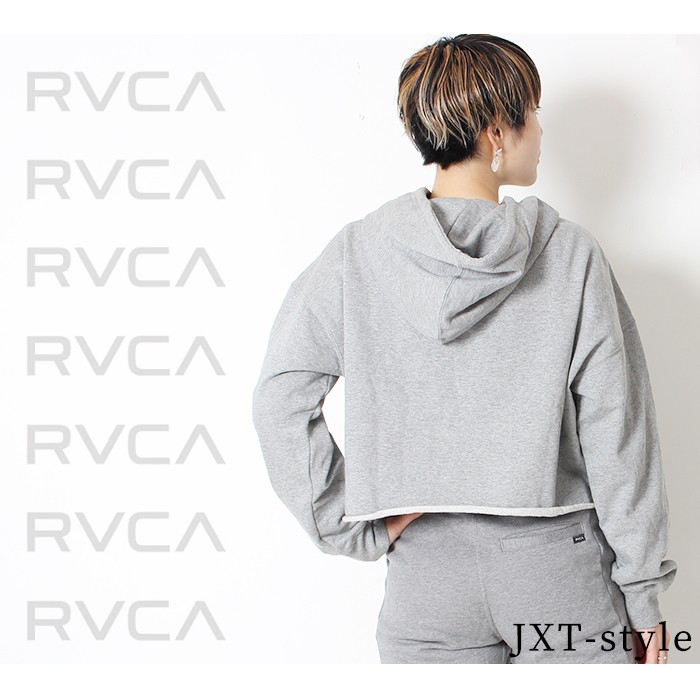 ポッキー RVCA ルーカ JUNIOR VARSITY L サイズグレ RVCA ルーカ レディース FRESHMAN PULLOVER フレッシュマンプル