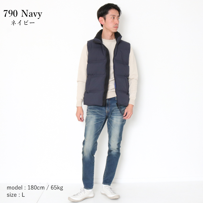 AT.P.CO アティピコ ダウンベスト AU07005 アトピコ メンズ ダウン ベスト アウター 保温 男性 ネイビー NAVY プレゼント