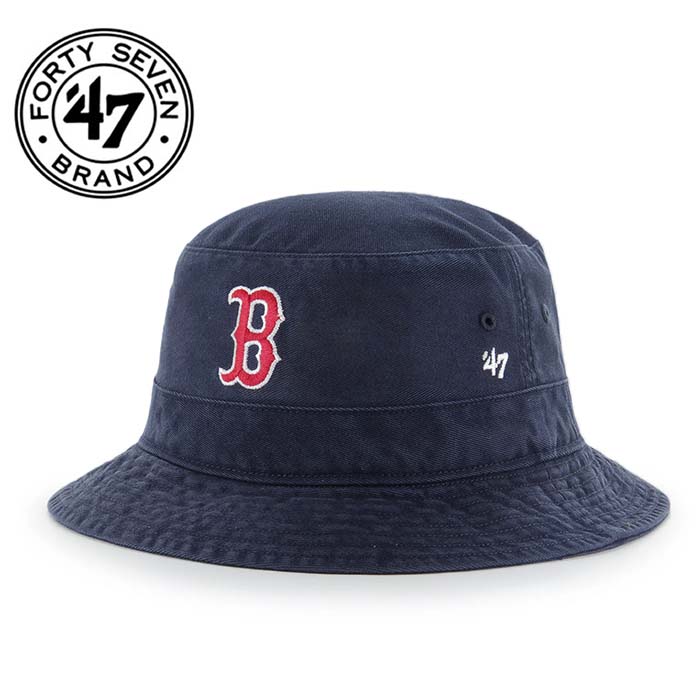 47brand フォーティーセブンブランド Red Sox ボストン レッドソックス バケットハット B-BKT02GWF バケハ メンズ レディース｜jxt-style