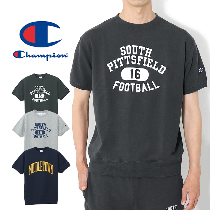 2024年最新入荷 Champion チャンピオン Tシャツ メンズ 半袖 C3-B018 クルー Tシャツ(長袖+七分)