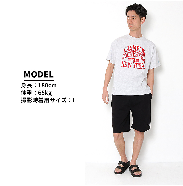 Champion チャンピオン Tシャツ 半袖T メンズ 半袖 C3-B326 クルーネック 丸首 大きめ カジュアル スポーツ  夏服 夏 ショートスリーブ おしゃれ ブランド | Champion | 06
