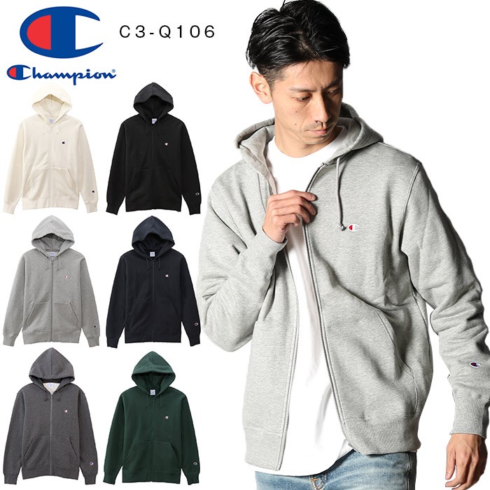 Champion チャンピオン ワンポイント ジップスウェットパーカー 裏起毛 C3-Q106 ヴィンテージ 定番 人気 スウェット プルオーバー : C3-Q106:jxt-style - 通販 - Yahoo!ショッピング