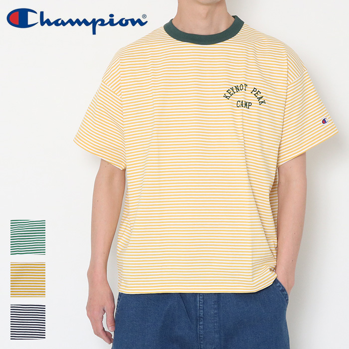 チャンピオン Champion ショートスリーブ ボーダー Tシャツ C3-X312 t