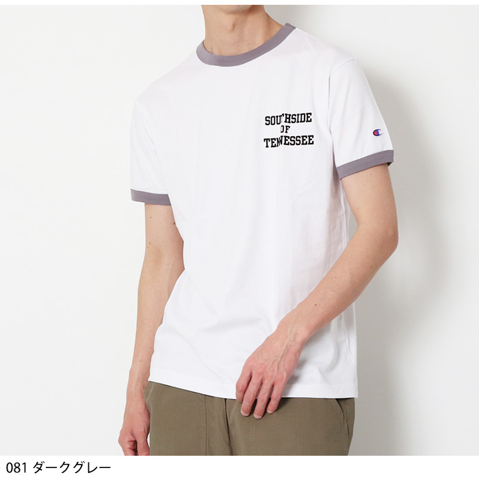 チャンピオン Champion ショートスリーブTシャツ C3-X345 tシャツ Tシャツ 半袖 メンズ トップス 春 夏 グレー ホワイト ブラック | Champion | 12