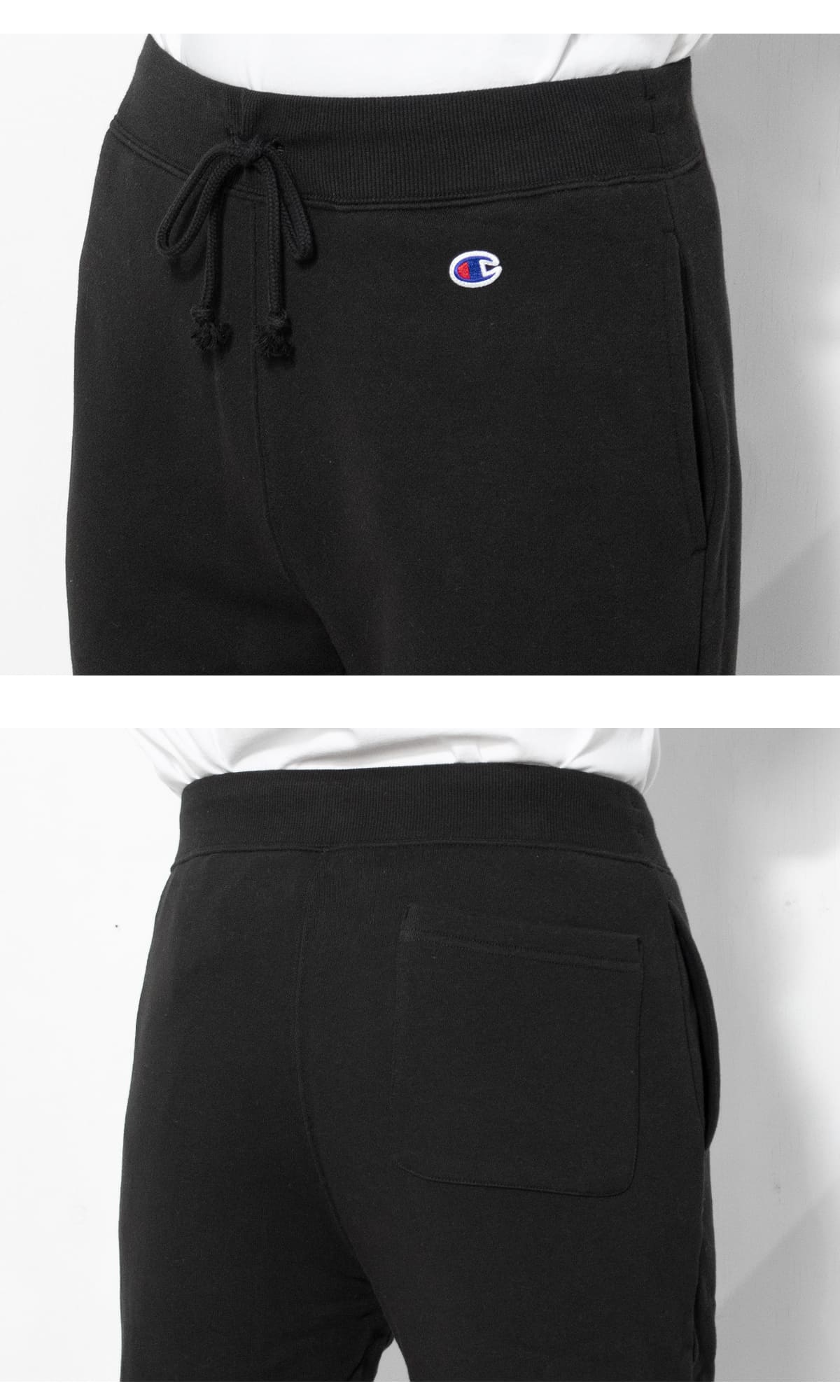 チャンピオン スウェットパンツ ウエストゴム ドローコード 刺繍ロゴ