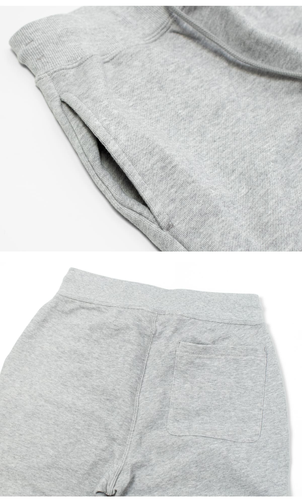 Champion スウェットパンツ グレー ディテール ポケット 後ろポケット