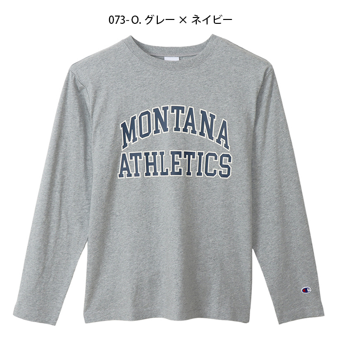 新作人気モデル Champion チャンピオン 長袖 プリントTシャツ メンズ ロンT t トップス