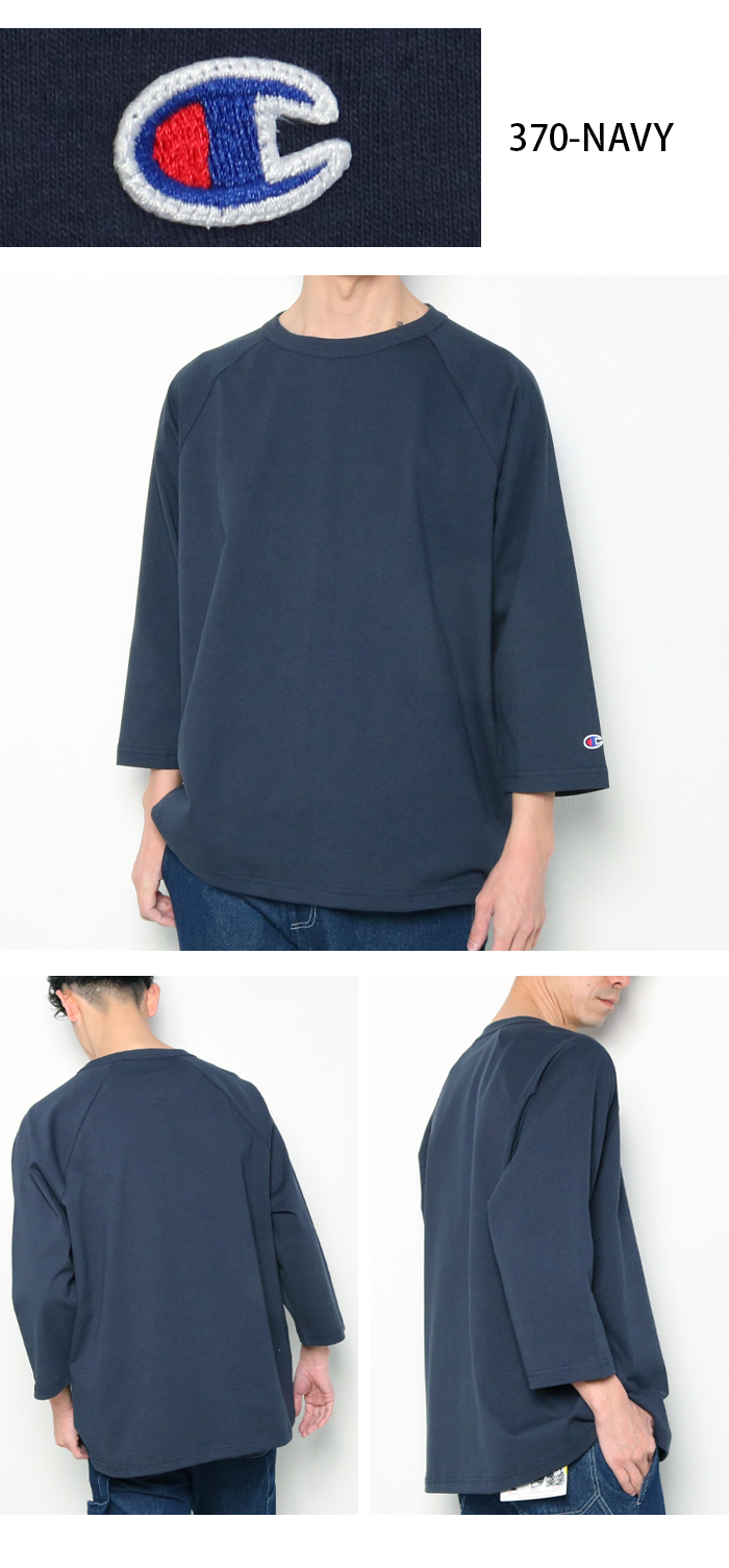 チャンピオン　t1011 4色セット　L Champion チャンピオン T1011 ティーテンイレブン ラグラン 3/4