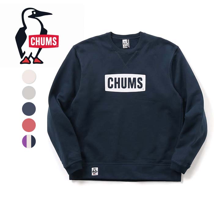 CHUMS チャムスロゴクルートップ CH00-1416 クルーネック スウェット トレーナー ロゴ...