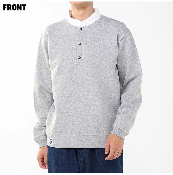 チャムス(CHUMS)ハリケーントップ スウェット CH00-1514-K001(Men’s) CHUMS（チャムス） ハリケーントップ CHUMS CH00-1514 裏起毛