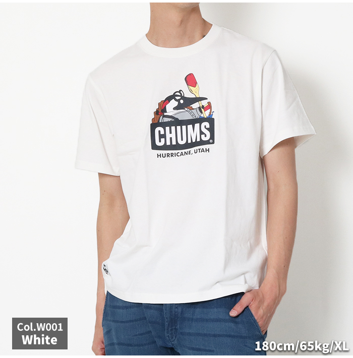 CHUMS チャムス リバーガイドブービーTシャツ CH01-2158 tシャツ プリントt 半袖 メンズ レディース ブランド キャンプ｜jxt-style｜12