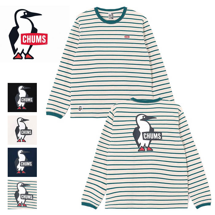 CHUMS ブービーロゴ ロングスリーブ Tシャツ CH01-2275 チャムス