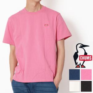 CHUMS チャムス ブービーロゴTシャツ CH01-2279 tシャツ プリントt 半袖 メンズ ...