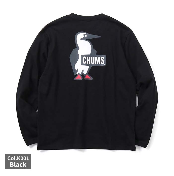 CHUMS チャムス ブービーロゴブラッシュドロングスリーブTシャツ CH01-2304 ロンt tシャツ 長袖 綿 メンズ レディース ブランド｜jxt-style｜10