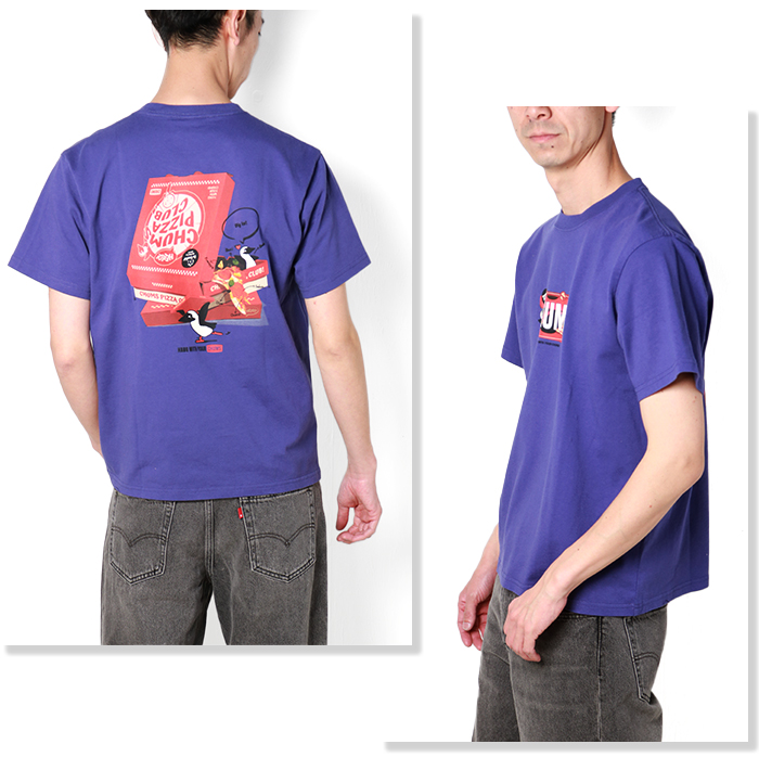 CHUMS（チャムス） Tシャツ メンズ 半袖 Tシャツ ピザ グラフィック