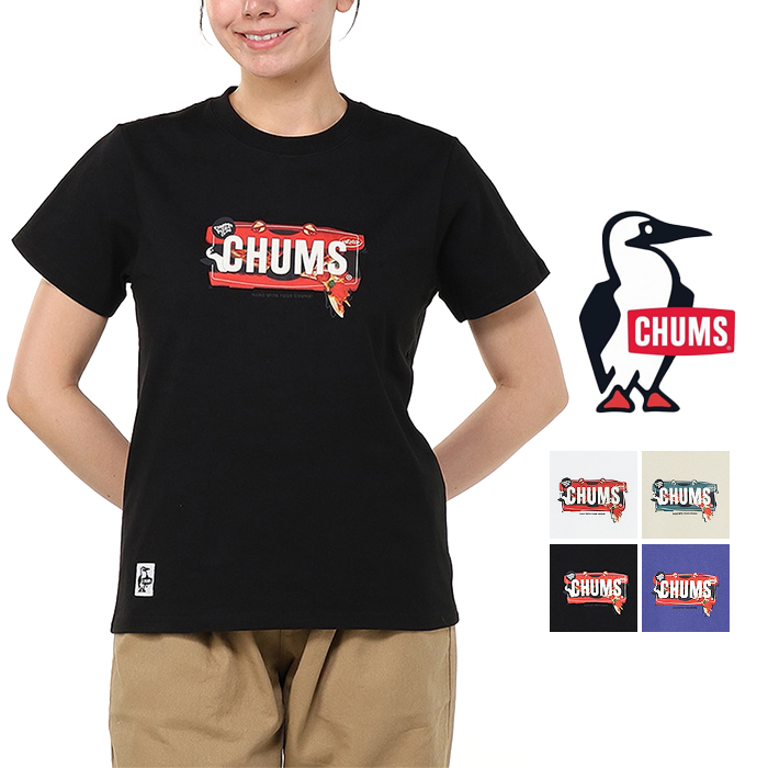 CHUMS（チャムス） Tシャツ メンズ 半袖 Tシャツ ピザ グラフィック