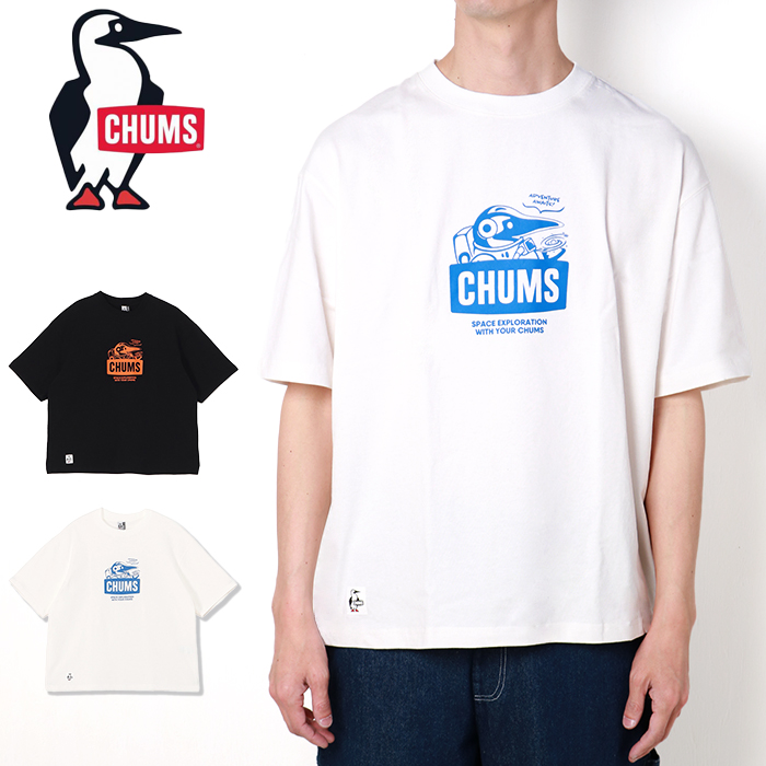 CHUMS チャムス 半袖 Tシャツ スペースブービーTシャツ メンズ