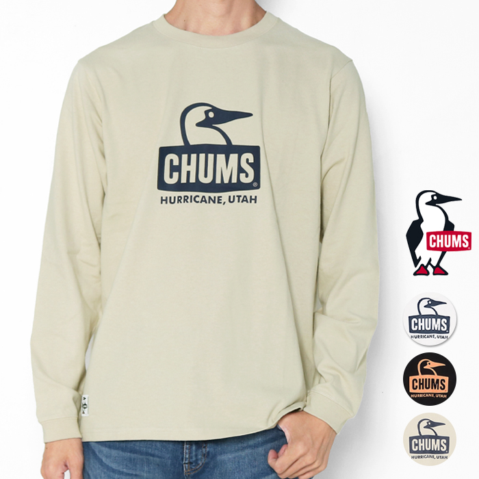 CHUMS（チャムス） ロンT メンズ ブービーフェイス 長袖 Tシャツ CH01