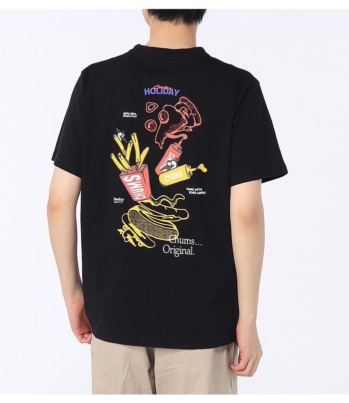 CHUMS（チャムス） Tシャツ メンズ 半袖 アンチバグ tシャツ