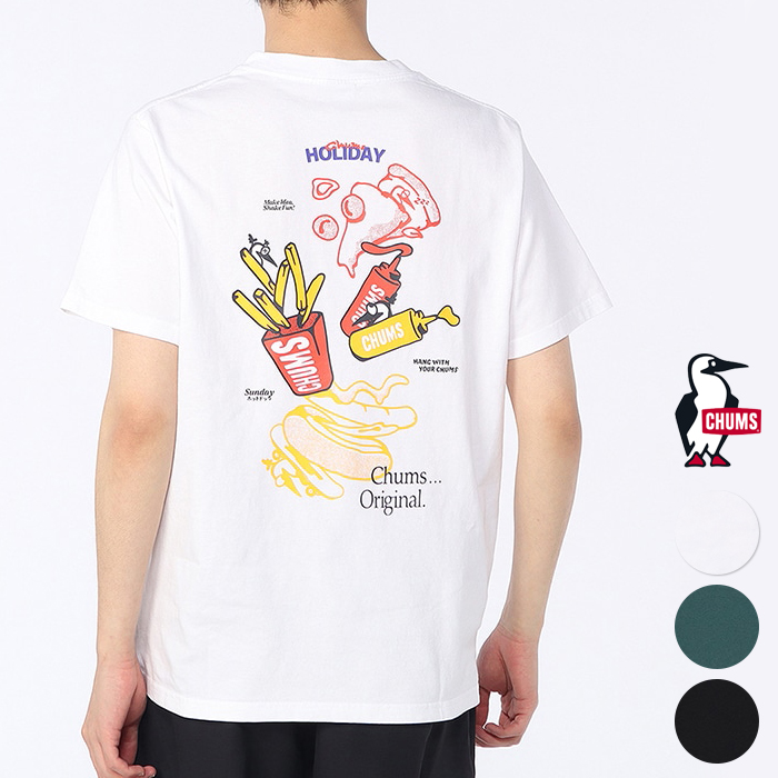 CHUMS（チャムス） Tシャツ メンズ 半袖 アンチバグ tシャツ