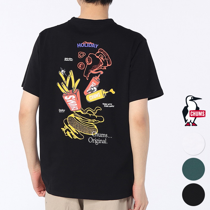 CHUMS（チャムス） Tシャツ メンズ 半袖 アンチバグ tシャツ