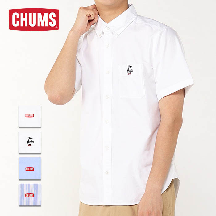 CHUMS チャムス オックスショートスリーブシャツ CH02-1182 半袖 半袖シャツ メンズ ...