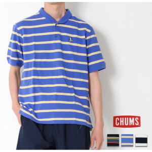 CHUMS チャムス ブービーボーダーショールポロシャツ [Lot/CH02-1193] 半袖ポロ ...