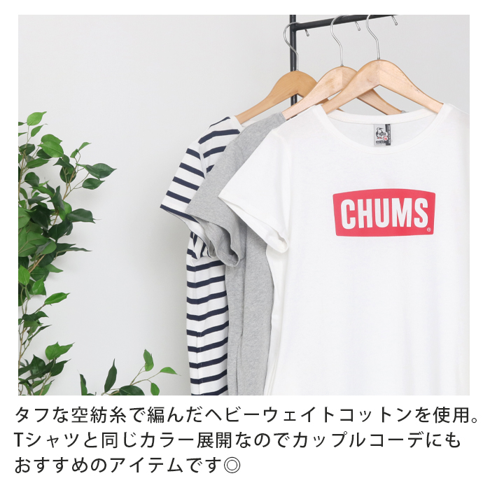 CHUMS チャムス ロゴドレス ワンピース CH18-1212 Tシャツワンピ 半袖