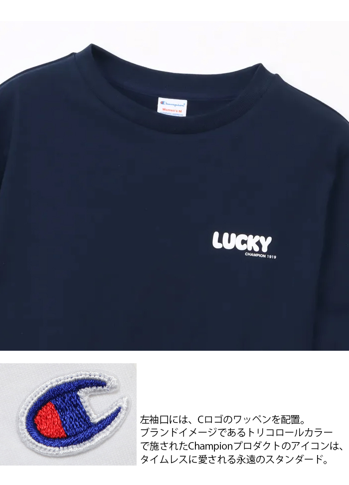 Champion チャンピオン 半袖 プリントt tシャツ レディース