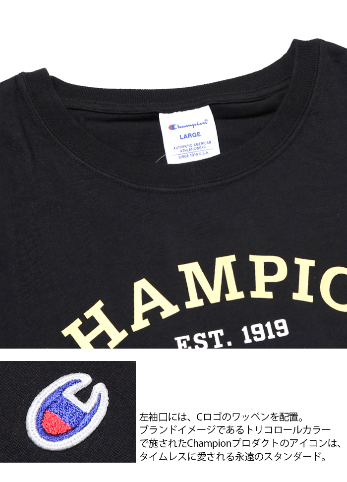 トップス c... Champion（チャンピオン） 半袖 プリントt tシャツ CW-B325 レディース