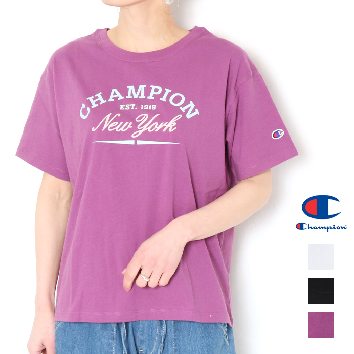 Champion（チャンピオン） 半袖 プリントt tシャツ CW-B325 レディース