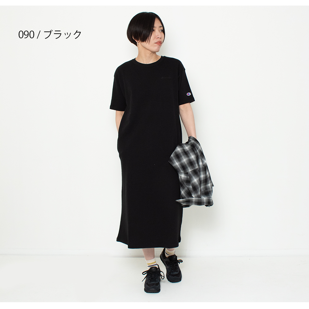 Champion（チャンピオン） ワンピース 服 半袖 レディース スウェット